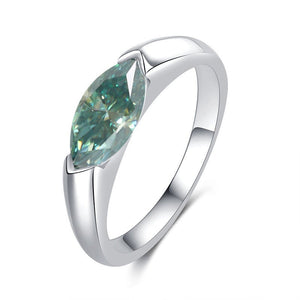 Marquise Color Moissanite Engagement Ring - Perimade & Co.