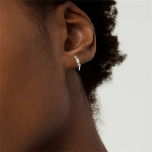 Marquise Opal Cabochon Hoop Earrings - Perimade & Co.