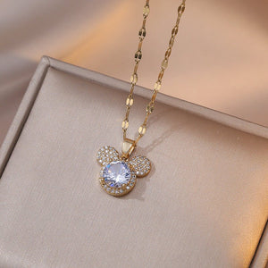Mickey Mouse Charm Pendant Necklace - Perimade & Co.