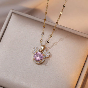 Mickey Mouse Charm Pendant Necklace - Perimade & Co.