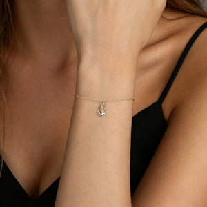 Minimalist Anchor Wrap Rope Charm Bracelet - Perimade & Co.
