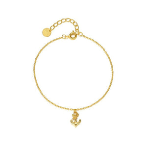 Minimalist Anchor Wrap Rope Charm Bracelet - Perimade & Co.