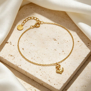 Minimalist Anchor Wrap Rope Charm Bracelet - Perimade & Co.
