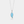 Minimalist Blue Opal Leaf Pendant Necklace - Perimade & Co.