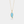 Minimalist Blue Opal Leaf Pendant Necklace - Perimade & Co.