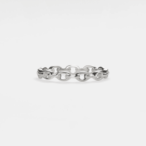 Minimalist Chain Link Stacking Band Ring - Perimade & Co.
