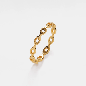 Minimalist Chain Link Stacking Band Ring - Perimade & Co.