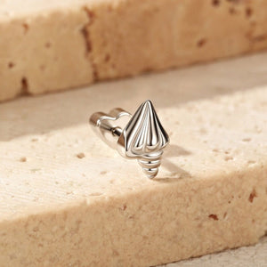 Minimalist Conch Shell Cartilage Stud Earrings - Perimade & Co.