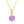 Minimalist Cushion Gemstone Charm Necklace - Perimade & Co.