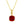 Minimalist Cushion Gemstone Charm Necklace - Perimade & Co.