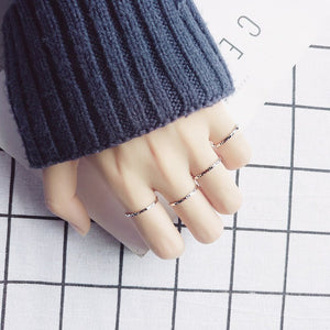 Minimalist Diamond Cut Textured Band Ring - Perimade & Co.