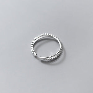 Minimalist Dual Row Layer Bead Stacking Ring - Perimade & Co.