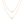 Two gold necklaces with small cross pendants on a white background