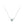 Minimalist Green Heart Stone Charm Necklace - Perimade & Co.