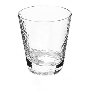 Minimalist Hammered Textured Clear Glass - Perimade & Co.