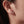 Minimalist Heart Cross Pave CZ Stud Earrings - Perimade & Co.