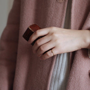 Minimalist Heart Stacking Thin Band Ring - Perimade & Co.