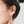 Minimalist Inset Green Heart CZ Stud Earrings - Perimade & Co.