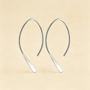 Minimalist Open Arch Threader Hook Earrings - Perimade & Co.