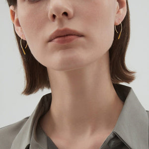 Minimalist Open Arch Threader Hook Earrings - Perimade & Co.