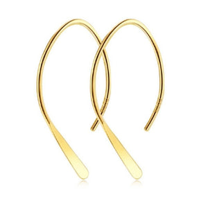 Minimalist Open Arch Threader Hook Earrings - Perimade & Co.