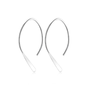 Minimalist Open Arch Threader Hook Earrings - Perimade & Co.