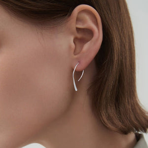Minimalist Open Arch Threader Hook Earrings - Perimade & Co.