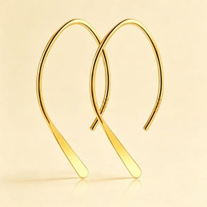 Minimalist Open Arch Threader Hook Earrings - Perimade & Co.