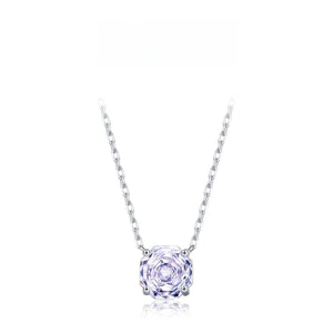 Minimalist Round CZ Solitaire Choker Necklace - Perimade & Co.