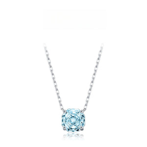 Minimalist Round CZ Solitaire Choker Necklace - Perimade & Co.
