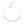Silver bracelet with circular links and floral designs on a white background