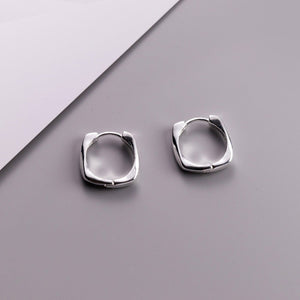 Minimalist Square Cuff Hoop Earrings - Perimade & Co.