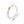 Minimalist Two - Tone CZ Solitaire Band Ring - Perimade & Co.