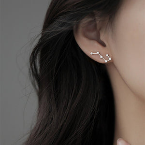 Mismatch Big Dipper Star Chain Drop Earrings - Perimade & Co.