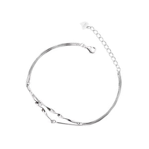 Mobius Strip Double Chain Stacking Bracelet - Perimade & Co.