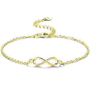 Mobius Strip Infinity Charm Stacking Bracelet - Perimade & Co.