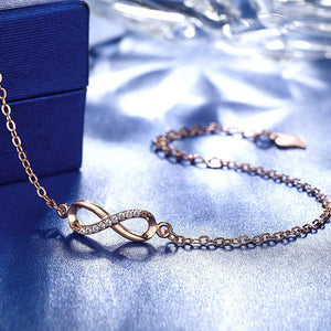Mobius Strip Infinity Charm Stacking Bracelet - Perimade & Co.