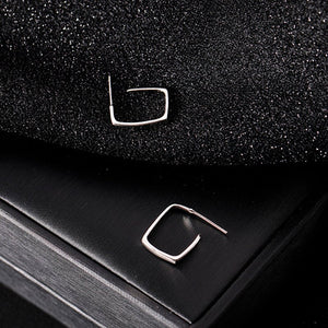 Modern Geometric Square Hoop Earrings - Perimade & Co.