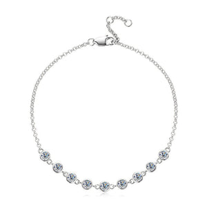 Moissanite Bezel Setting Stacking Bracelet - Perimade & Co.