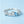 Moissanite Blue CZ Pear Cut Cluster Band Ring - Perimade & Co.