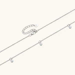 Moissanite Charm Layering Station Necklace - Perimade & Co.