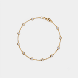 Moissanite Charm Stacking Station Bracelet - Perimade & Co.