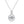 Moissanite Dancing Stone Circle Necklace - Perimade & Co.