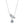 Moissanite Feather Cluster Pendant Necklace - Perimade & Co.
