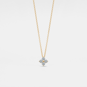 Moissanite Four Leaf Clover Charm Necklace - Perimade & Co.