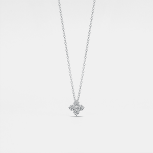 Moissanite Four Leaf Clover Charm Necklace - Perimade & Co.