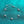 Silver bracelet with star-shaped charms on a teal background