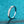 Silver ring with small diamonds on a blue textured background