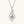 Moissanite Infinity Flame Pendant Necklace - Perimade & Co.