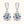 Moissanite Infinity Leverback Hoop Earrings - Perimade & Co.